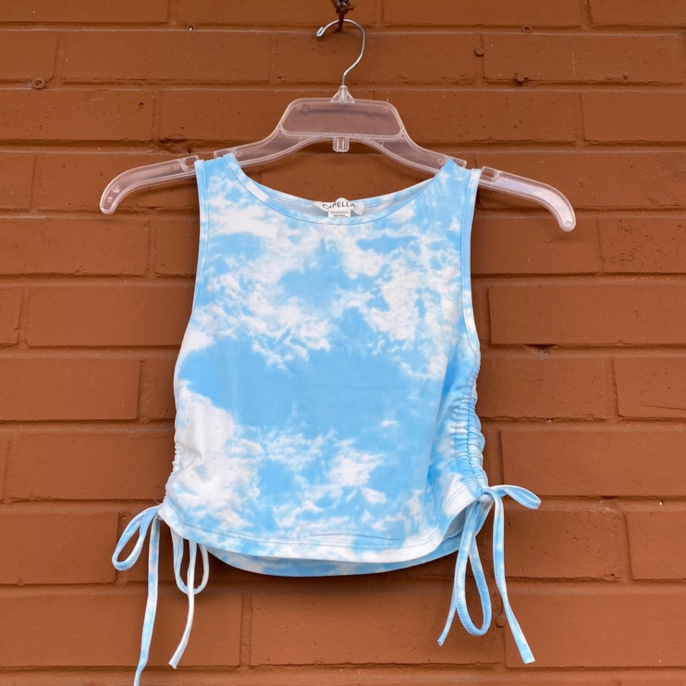 Blue tie dye set